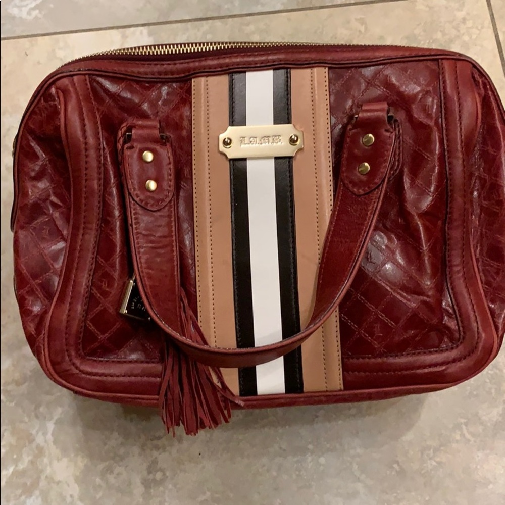 L..A.M.B. Red Handbag